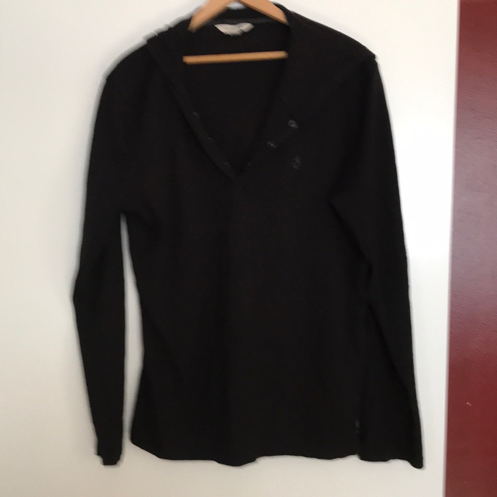 Calvin Klein hooded long sleeve tee